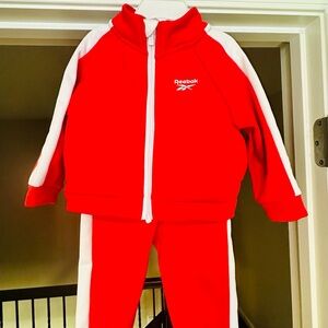 Reebok Bold Red and White Athletic Set